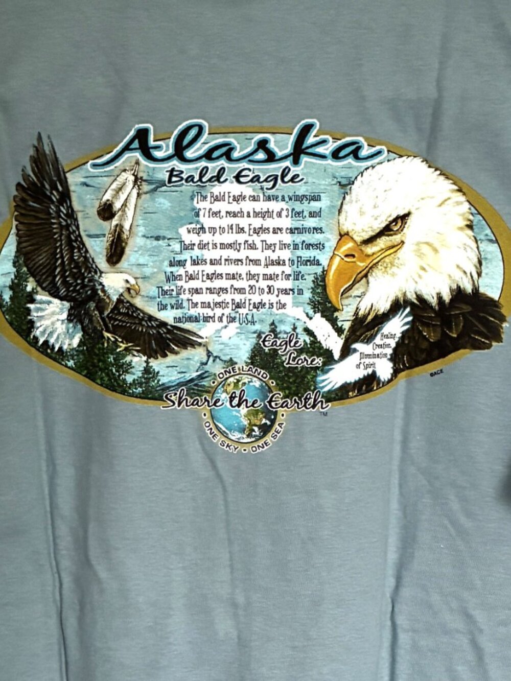 Alaska Bald Eagle T-Shirt - NEW